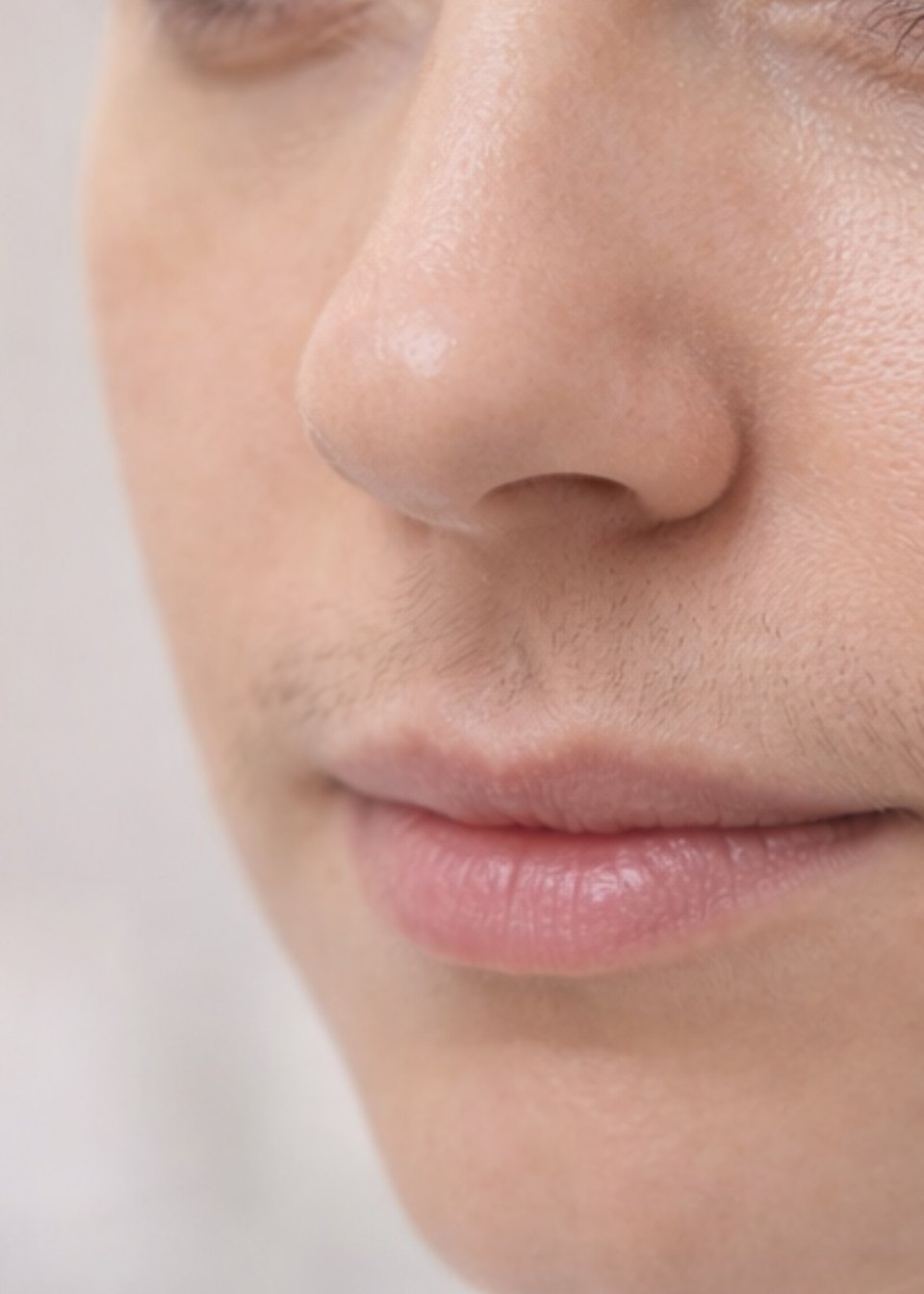 Contour de la bouche avant le protocole