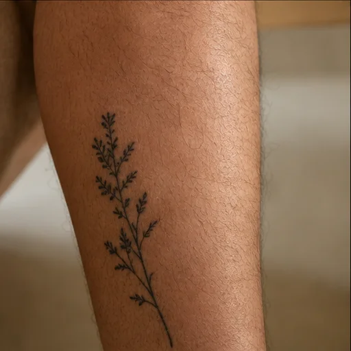 Une zone tatouée