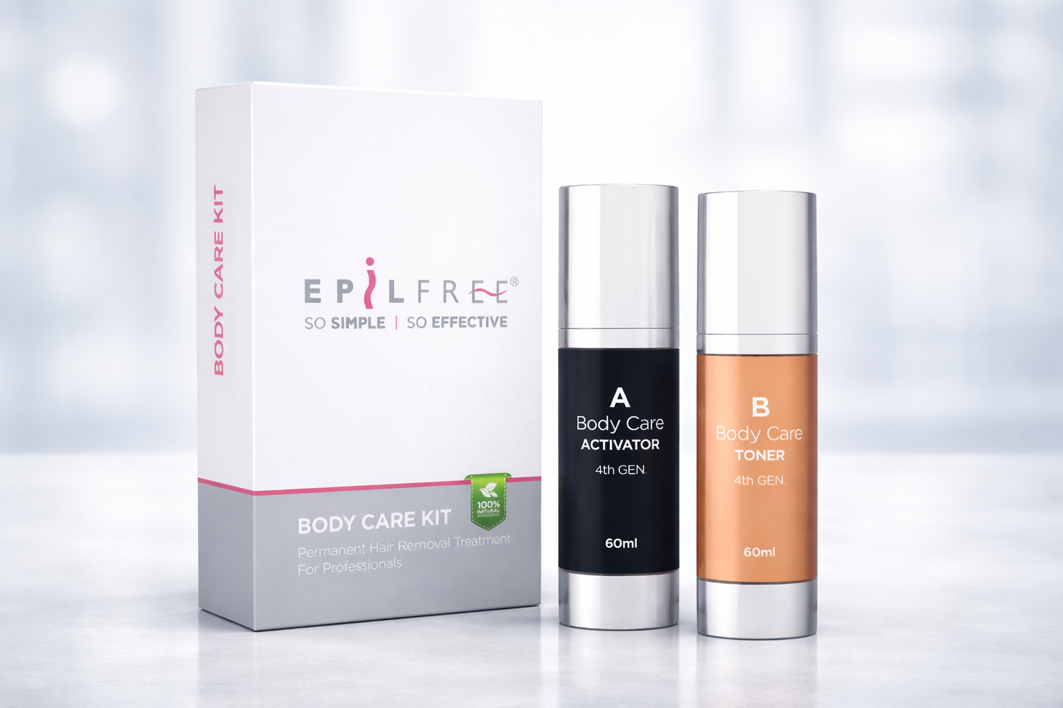 Kit professionnel Corps EPILFREE avec ses deux sérums
