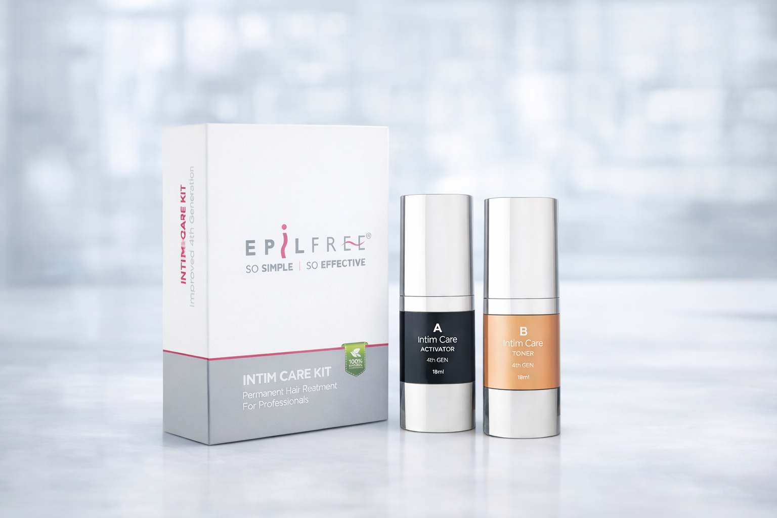 Kit professionnel Intime EPILFREE avec ses deux sérums