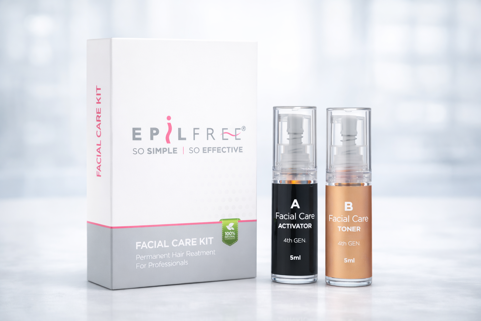 Kit professionnel Visage EPILFREE avec ses deux sérums